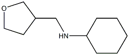 N-(oxolan-3-ylmethyl)cyclohexanamine Struktur