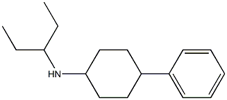 N-(pentan-3-yl)-4-phenylcyclohexan-1-amine Struktur