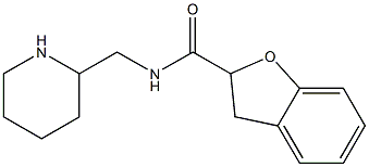 N-(piperidin-2-ylmethyl)-2,3-dihydro-1-benzofuran-2-carboxamide Struktur