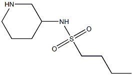 N-(piperidin-3-yl)butane-1-sulfonamide Struktur