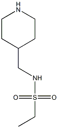 N-(piperidin-4-ylmethyl)ethane-1-sulfonamide Struktur