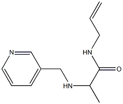 N-(prop-2-en-1-yl)-2-[(pyridin-3-ylmethyl)amino]propanamide Struktur