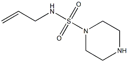 N-(prop-2-en-1-yl)piperazine-1-sulfonamide Struktur