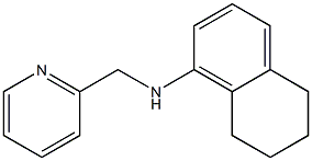 N-(pyridin-2-ylmethyl)-5,6,7,8-tetrahydronaphthalen-1-amine Struktur