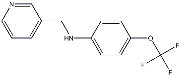 N-(pyridin-3-ylmethyl)-4-(trifluoromethoxy)aniline Struktur