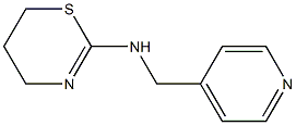 N-(pyridin-4-ylmethyl)-5,6-dihydro-4H-1,3-thiazin-2-amine Struktur