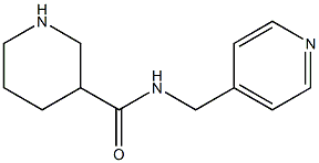 N-(pyridin-4-ylmethyl)piperidine-3-carboxamide Struktur