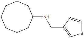 N-(thiophen-3-ylmethyl)cyclooctanamine Struktur