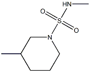 N,3-dimethylpiperidine-1-sulfonamide Struktur