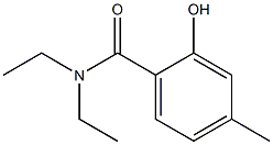 N,N-diethyl-2-hydroxy-4-methylbenzamide Struktur