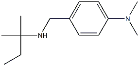 N,N-dimethyl-4-{[(2-methylbutan-2-yl)amino]methyl}aniline Struktur