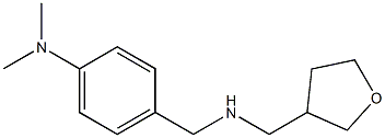 N,N-dimethyl-4-{[(oxolan-3-ylmethyl)amino]methyl}aniline Struktur