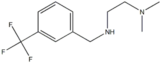 N,N-dimethyl-N'-[3-(trifluoromethyl)benzyl]ethane-1,2-diamine Struktur