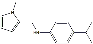 N-[(1-methyl-1H-pyrrol-2-yl)methyl]-4-(propan-2-yl)aniline Struktur