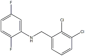 N-[(2,3-dichlorophenyl)methyl]-2,5-difluoroaniline Struktur