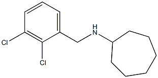 N-[(2,3-dichlorophenyl)methyl]cycloheptanamine Struktur