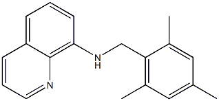 N-[(2,4,6-trimethylphenyl)methyl]quinolin-8-amine Struktur