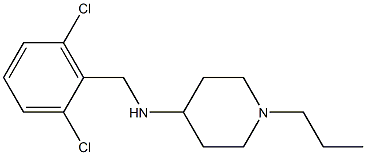 N-[(2,6-dichlorophenyl)methyl]-1-propylpiperidin-4-amine Struktur