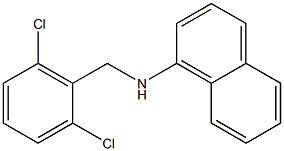 N-[(2,6-dichlorophenyl)methyl]naphthalen-1-amine Struktur