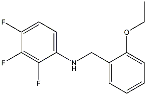 N-[(2-ethoxyphenyl)methyl]-2,3,4-trifluoroaniline Struktur