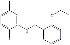 N-[(2-ethoxyphenyl)methyl]-2-fluoro-5-methylaniline Struktur