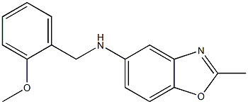 N-[(2-methoxyphenyl)methyl]-2-methyl-1,3-benzoxazol-5-amine Struktur