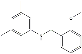 N-[(2-methoxyphenyl)methyl]-3,5-dimethylaniline Struktur