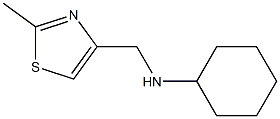 N-[(2-methyl-1,3-thiazol-4-yl)methyl]cyclohexanamine Struktur