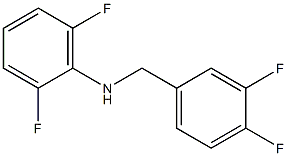 N-[(3,4-difluorophenyl)methyl]-2,6-difluoroaniline Struktur