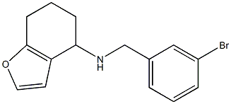 N-[(3-bromophenyl)methyl]-4,5,6,7-tetrahydro-1-benzofuran-4-amine Struktur