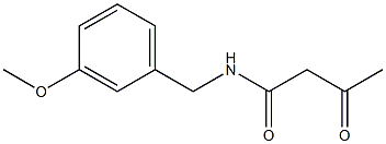 N-[(3-methoxyphenyl)methyl]-3-oxobutanamide Struktur