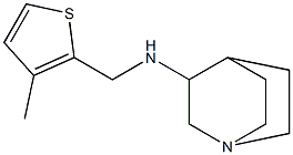 N-[(3-methylthiophen-2-yl)methyl]-1-azabicyclo[2.2.2]octan-3-amine Struktur