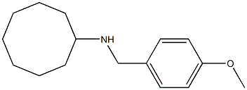 N-[(4-methoxyphenyl)methyl]cyclooctanamine Struktur