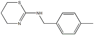 N-[(4-methylphenyl)methyl]-5,6-dihydro-4H-1,3-thiazin-2-amine Struktur