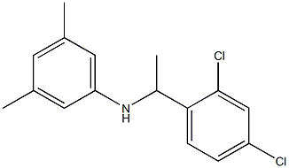 N-[1-(2,4-dichlorophenyl)ethyl]-3,5-dimethylaniline Struktur