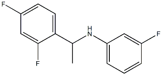 N-[1-(2,4-difluorophenyl)ethyl]-3-fluoroaniline Struktur