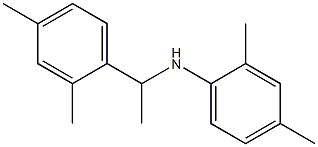 N-[1-(2,4-dimethylphenyl)ethyl]-2,4-dimethylaniline Struktur