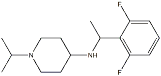 N-[1-(2,6-difluorophenyl)ethyl]-1-(propan-2-yl)piperidin-4-amine Struktur