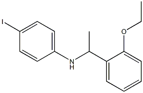 N-[1-(2-ethoxyphenyl)ethyl]-4-iodoaniline Struktur