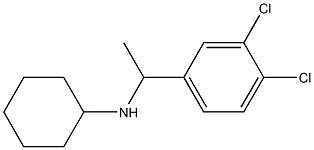 N-[1-(3,4-dichlorophenyl)ethyl]cyclohexanamine Struktur