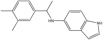 N-[1-(3,4-dimethylphenyl)ethyl]-1H-indol-5-amine Struktur