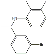 N-[1-(3-bromophenyl)ethyl]-2,3-dimethylaniline Struktur