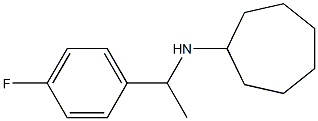 N-[1-(4-fluorophenyl)ethyl]cycloheptanamine Struktur