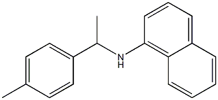 N-[1-(4-methylphenyl)ethyl]naphthalen-1-amine Struktur