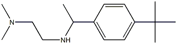 N'-[1-(4-tert-butylphenyl)ethyl]-N,N-dimethylethane-1,2-diamine Struktur