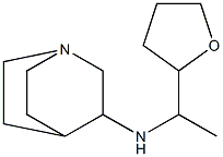 N-[1-(oxolan-2-yl)ethyl]-1-azabicyclo[2.2.2]octan-3-amine Struktur