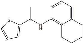 N-[1-(thiophen-2-yl)ethyl]-5,6,7,8-tetrahydronaphthalen-1-amine Struktur