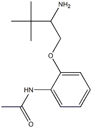 N-[2-(2-amino-3,3-dimethylbutoxy)phenyl]acetamide Struktur