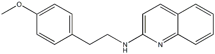 N-[2-(4-methoxyphenyl)ethyl]quinolin-2-amine Struktur