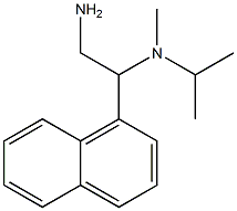 N-[2-amino-1-(1-naphthyl)ethyl]-N-isopropyl-N-methylamine Struktur